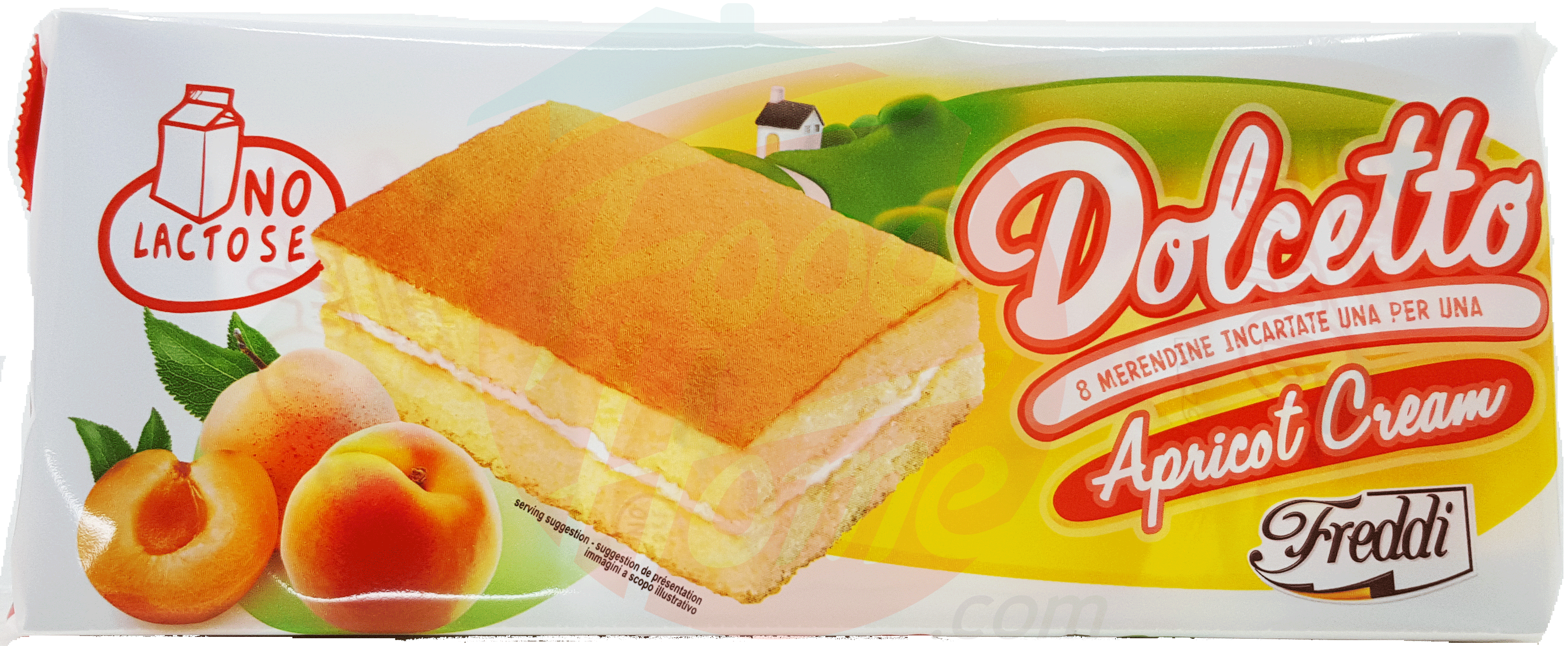 Freddi Dolcetto apricot cream snack cakes, 8-individually wrapped Full-Size Picture